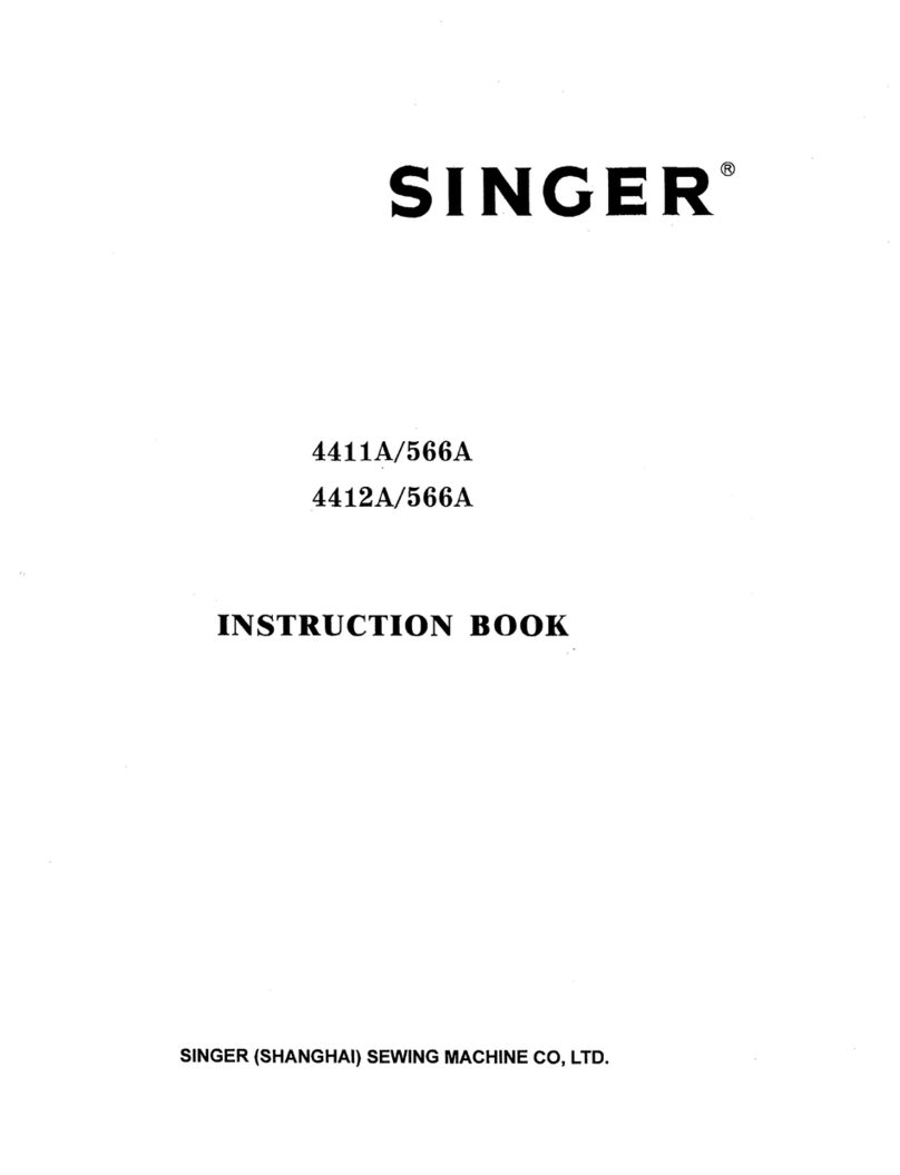Singer 4411A566A User manual