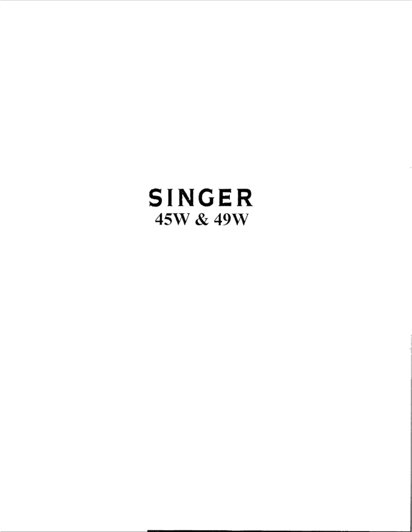 Singer 45W Instructions for using and adjusting