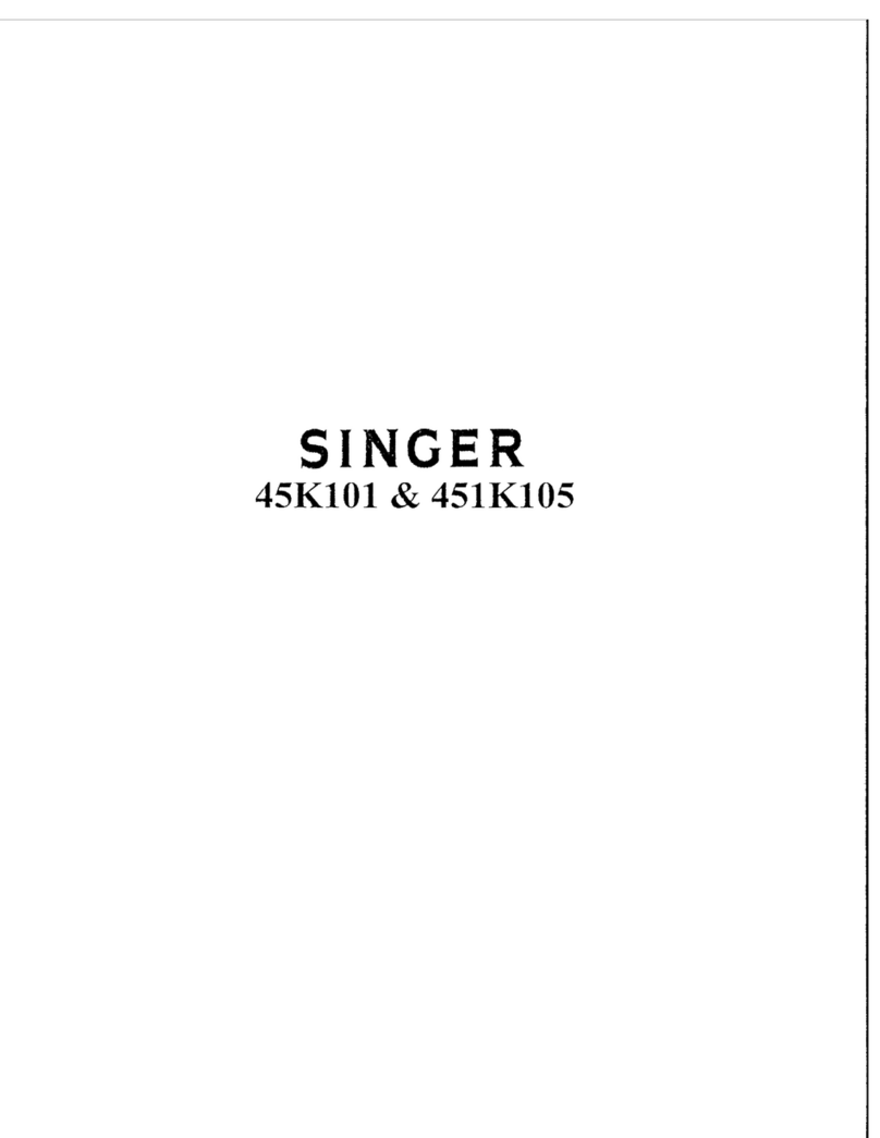Singer 45K101 Adjusters manual