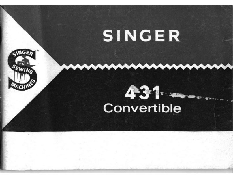 Singer 431 CONVERTIBLE User manual
