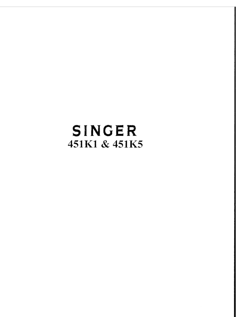 Singer 451K1 Instructions for using