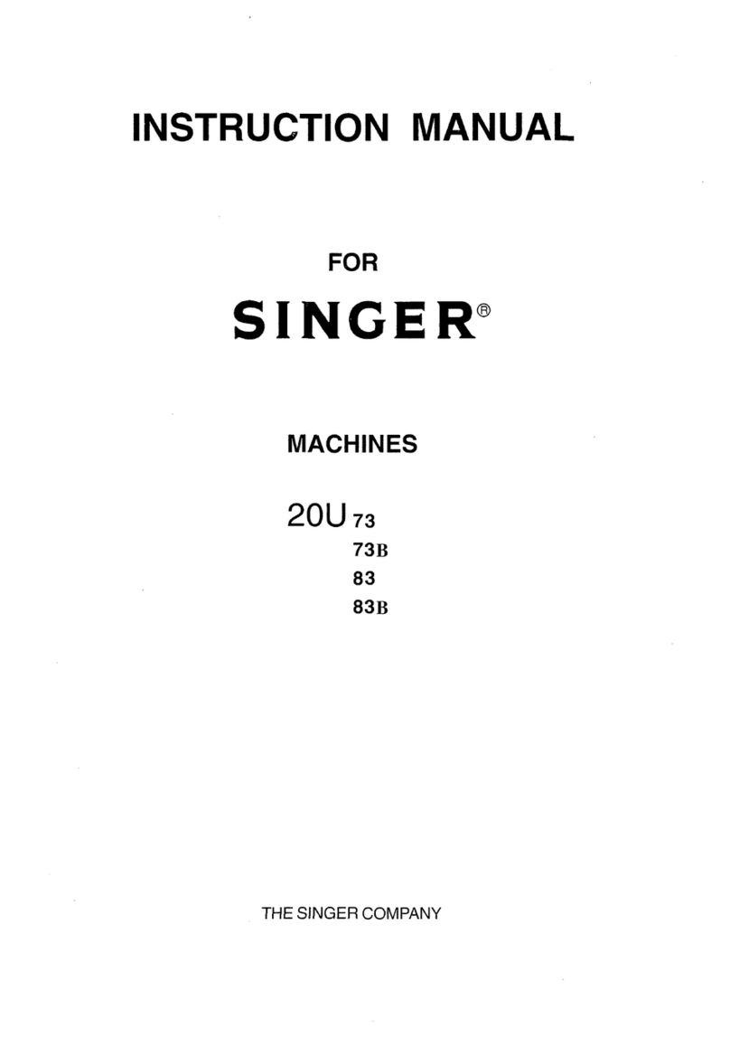 Singer 20U73 instruction manual
