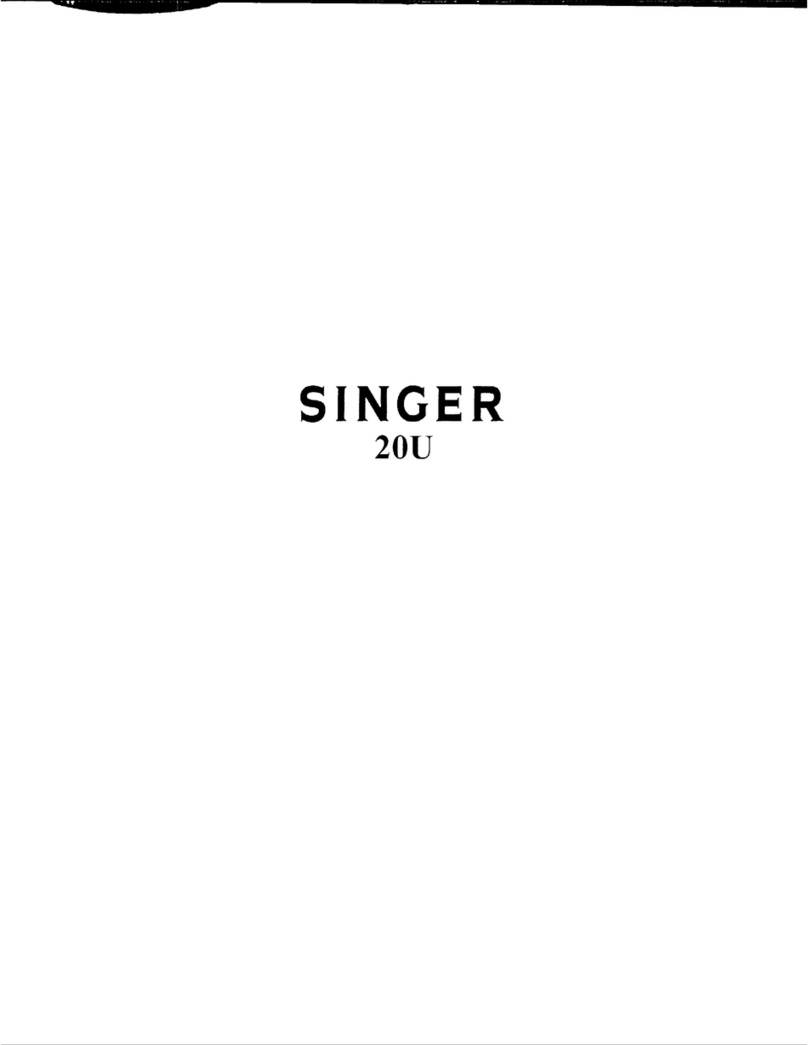 Singer 20U User manual Singer 20U User manual