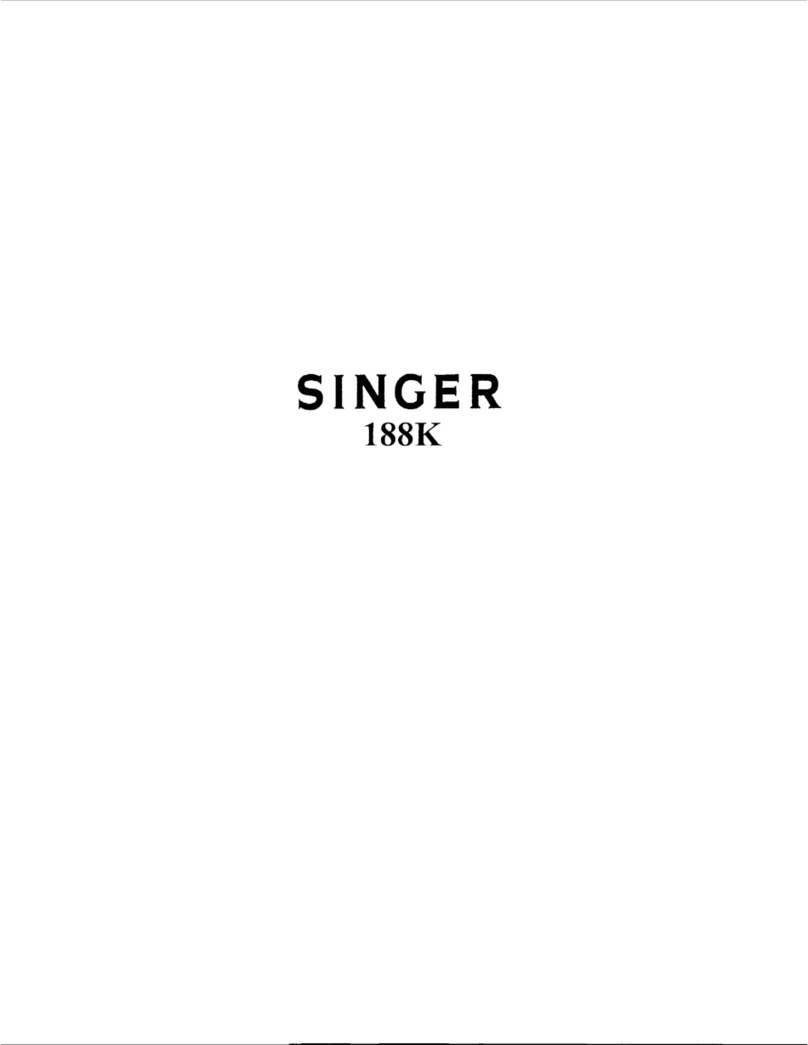 Singer 188K User manual