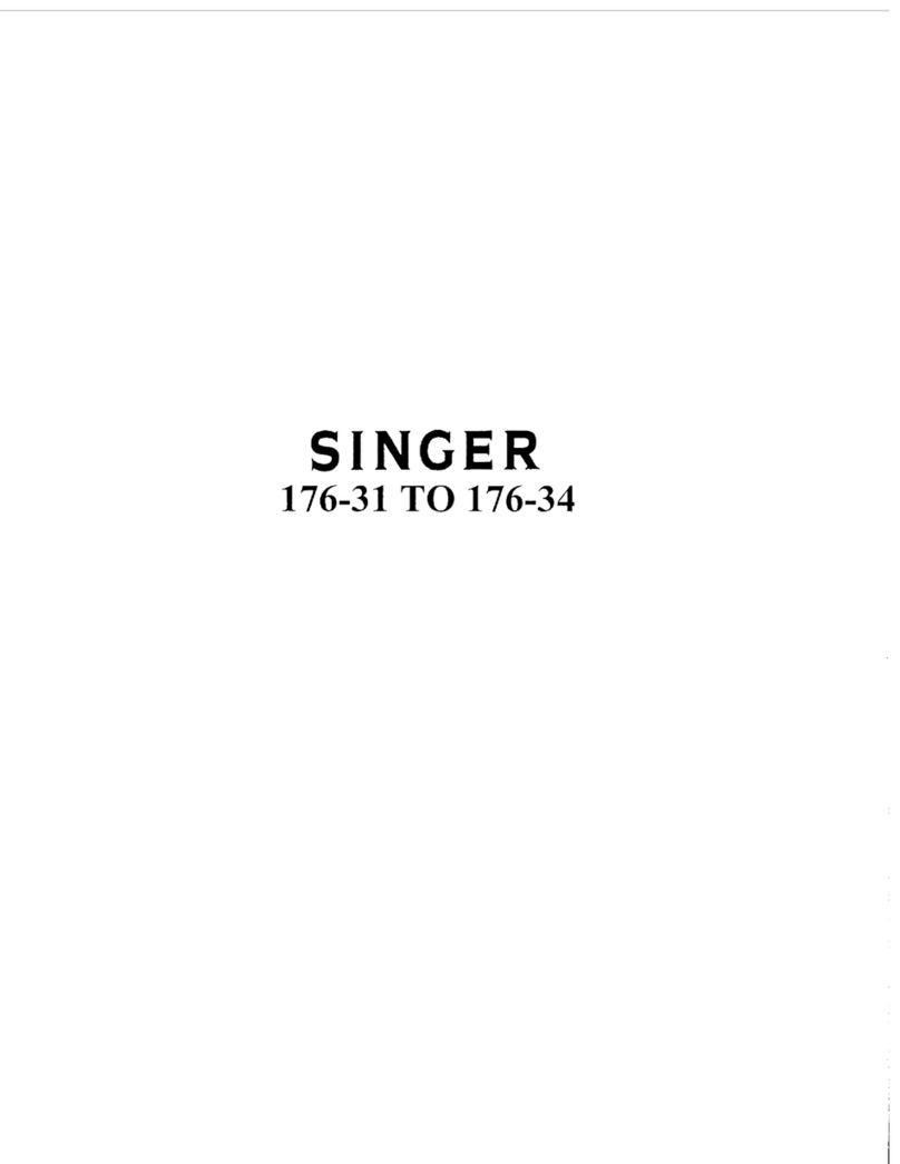 Singer 176-31 Quick start guide Singer 176-31 Quick start guide