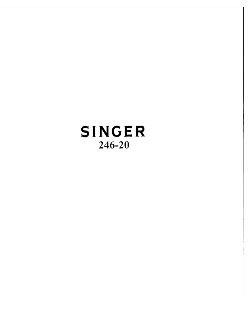 Singer 246-20 User manual