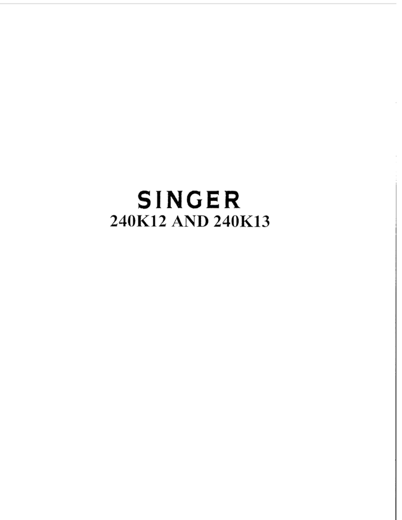 Singer 240K12 instructions