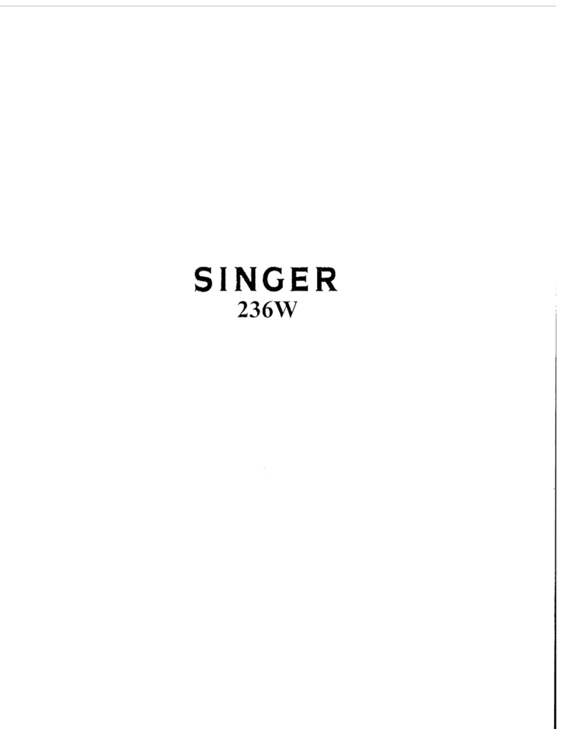 Singer 236W Installation and operation manual Singer 236W Installation and operation manual