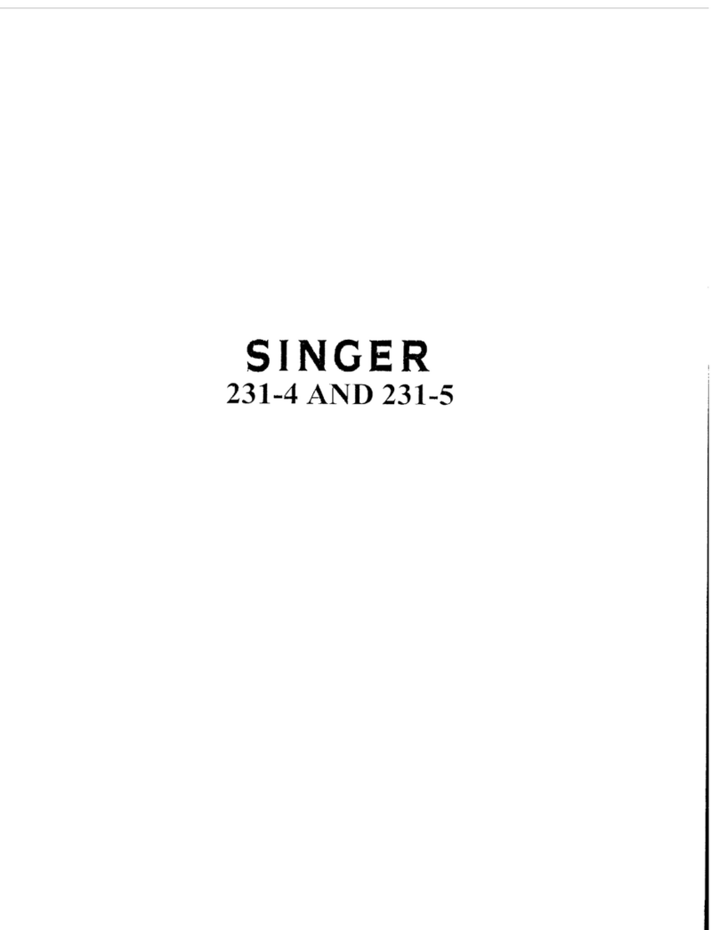 Singer 231-4 Quick start guide