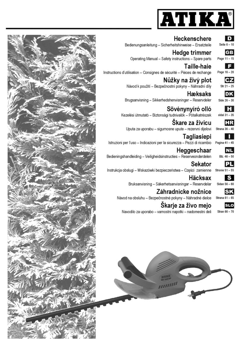ATIKA HS 560-45 - User manual