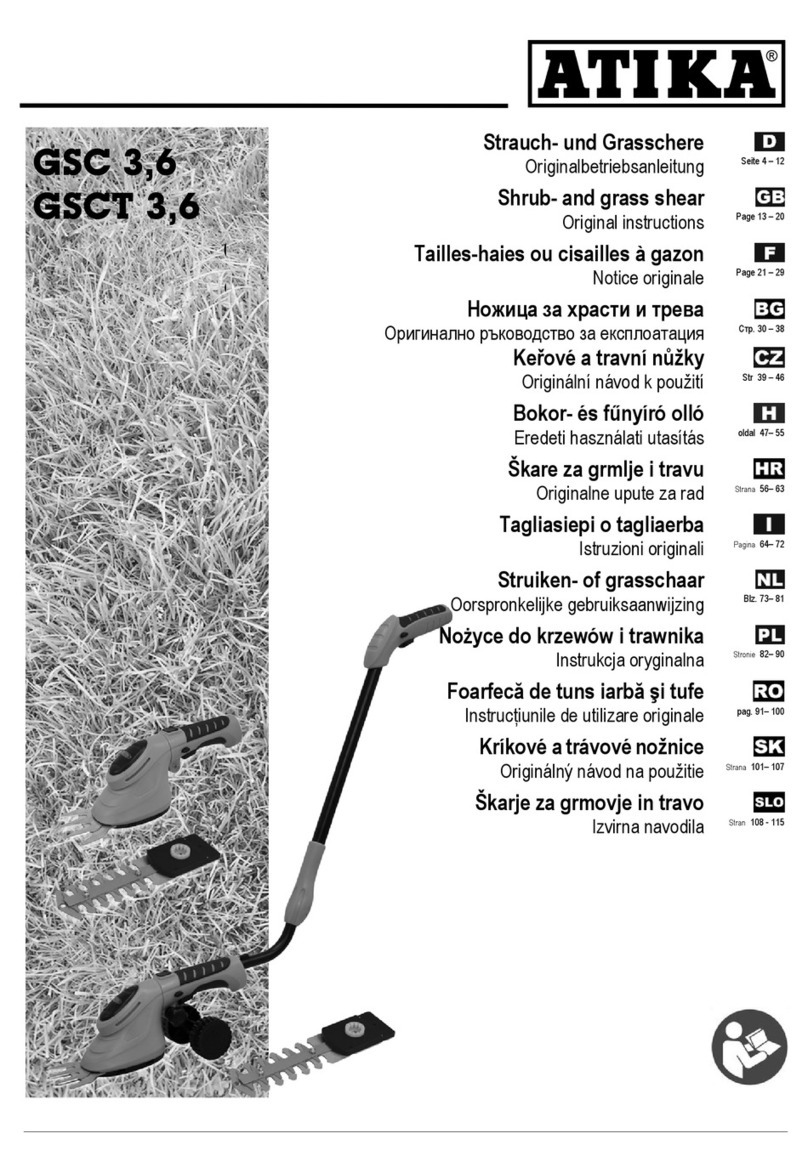 ATIKA GSC 3 User manual