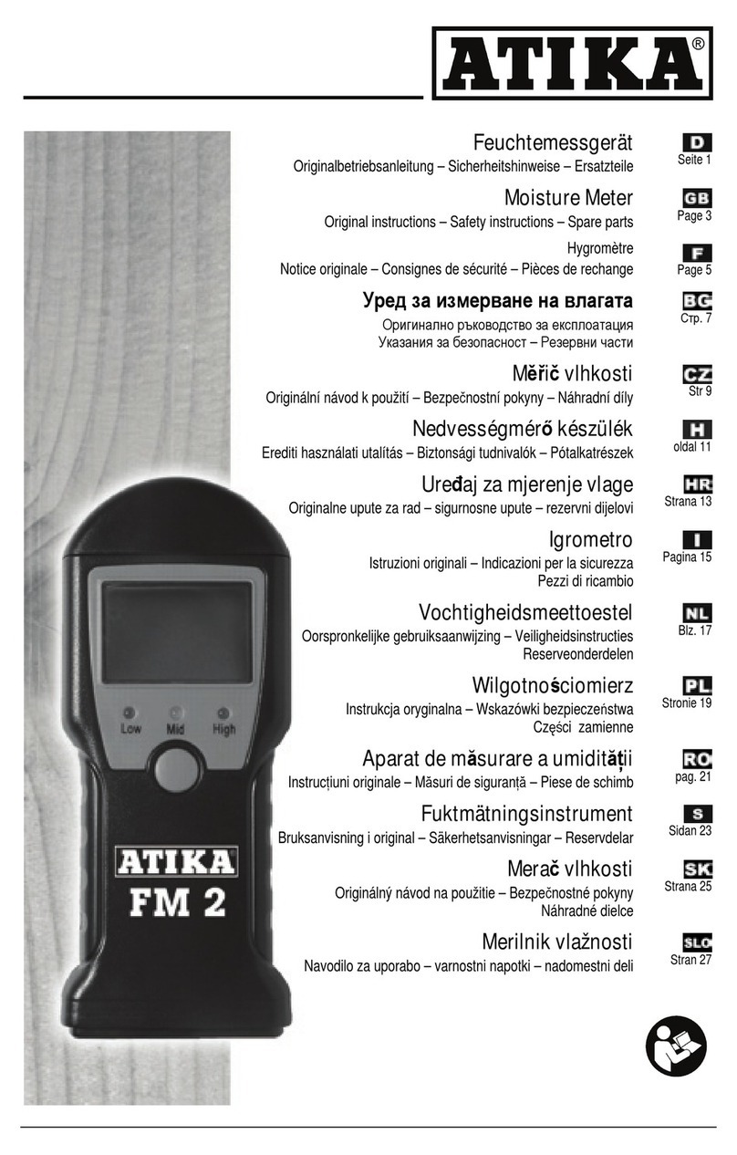 ATIKA FM 2 User manual