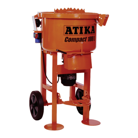ATIKA COMPACT 100 - Operating and parts manual