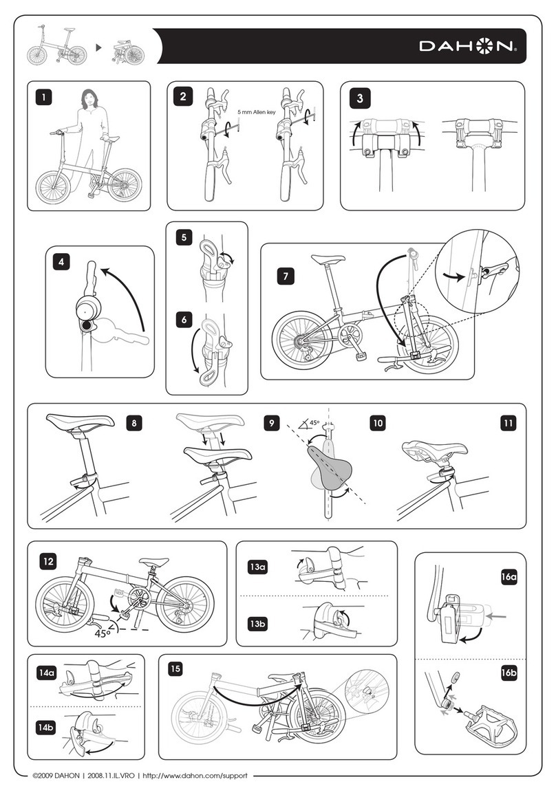 DAHON 20 INCH VRO - 2009 manual