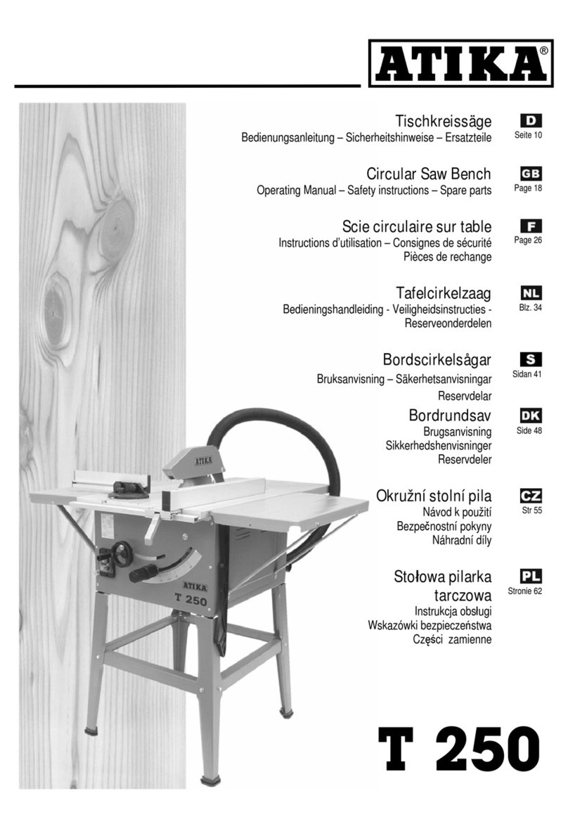 ATIKA T 250 - User manual