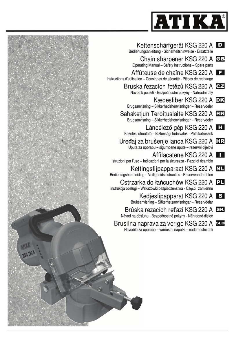 ATIKA KSG 220 A - operating manual