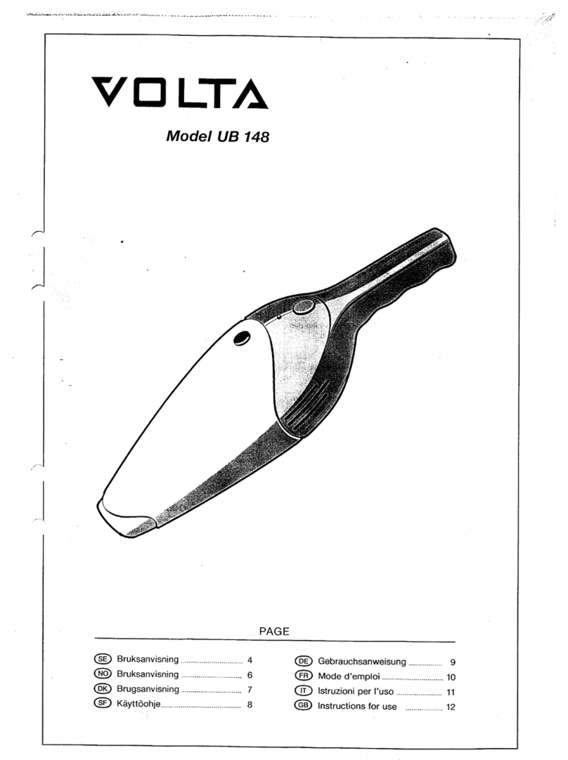 VOLTA UB158 Instructions for use