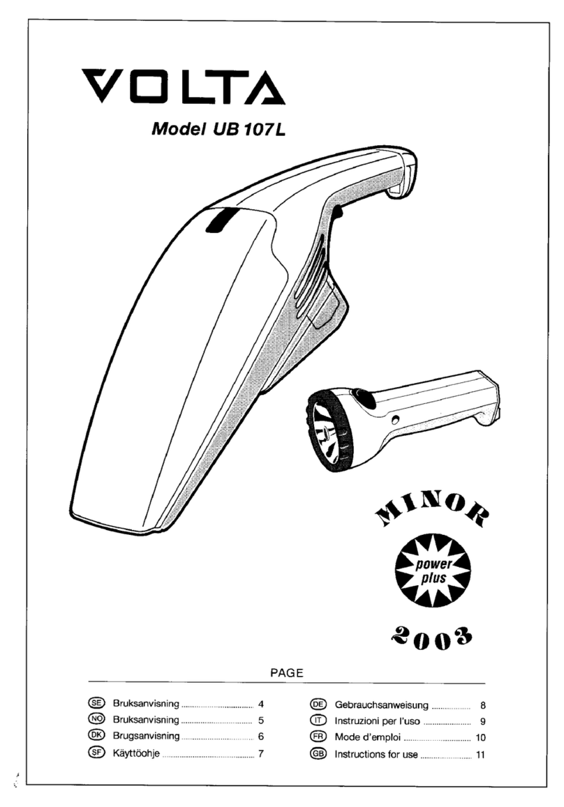 VOLTA UB107L User manual