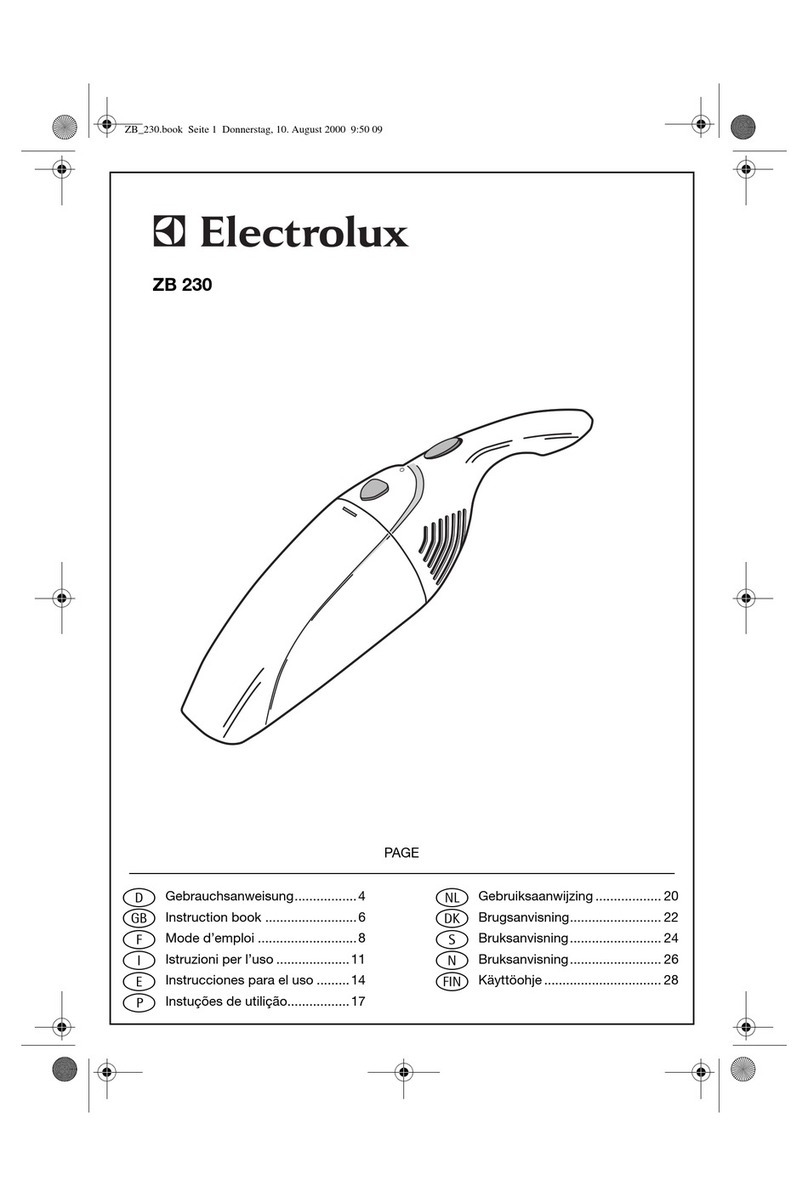 Electrolux UB 133 TIXY 3000 Instruction book