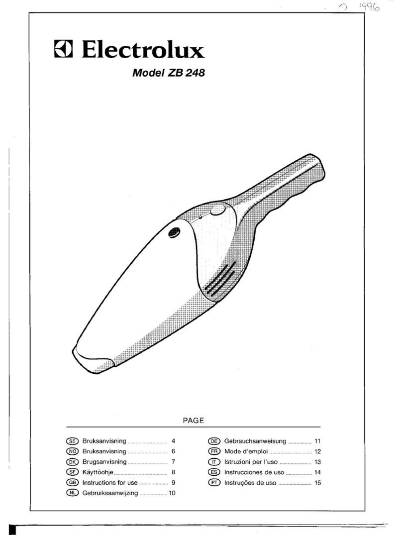Electrolux UB148 Instructions for use