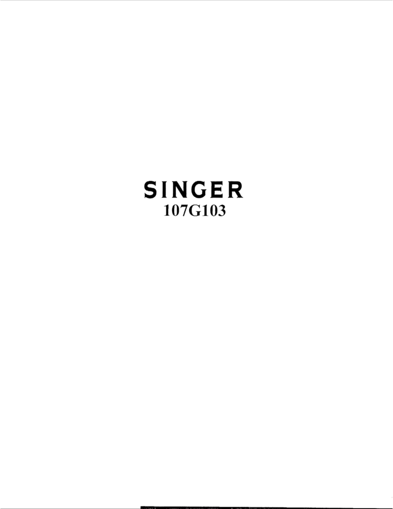 Singer 107G103 Instructions for using and adjusting