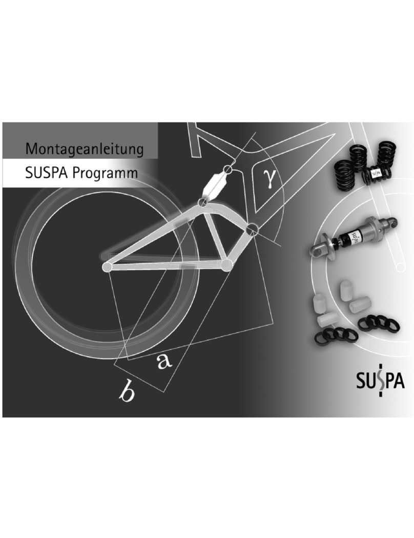 Suspa SUSPA REAR SHOCK User manual