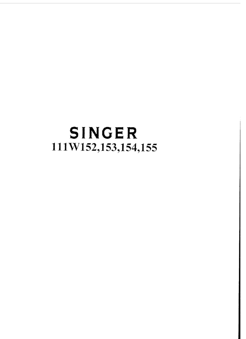 Singer 111W152 Instructions for using and adjusting