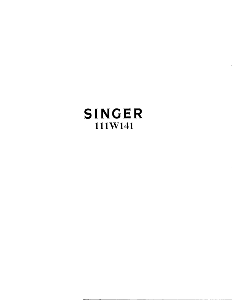 Singer 111W141 Instructions for using and adjusting