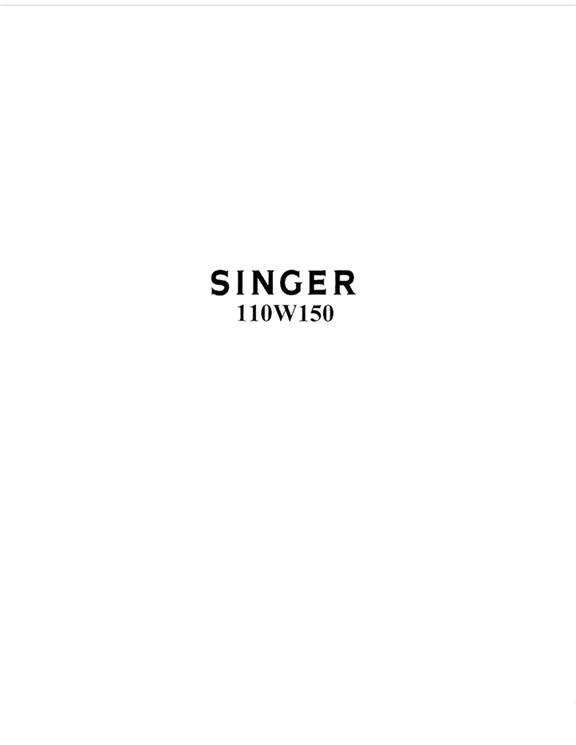 Singer 110W150 Instructions for using and adjusting Singer 110W150 Instructions for using and adjusting