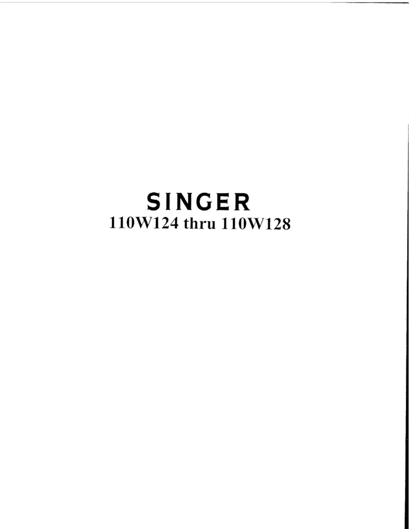 Singer 110W124 Instructions for using and adjusting
