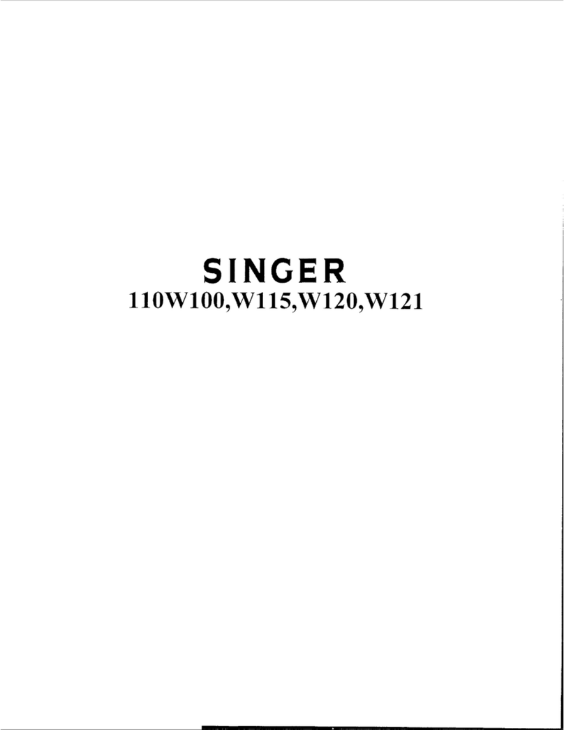 Singer 110W100 Using instructions