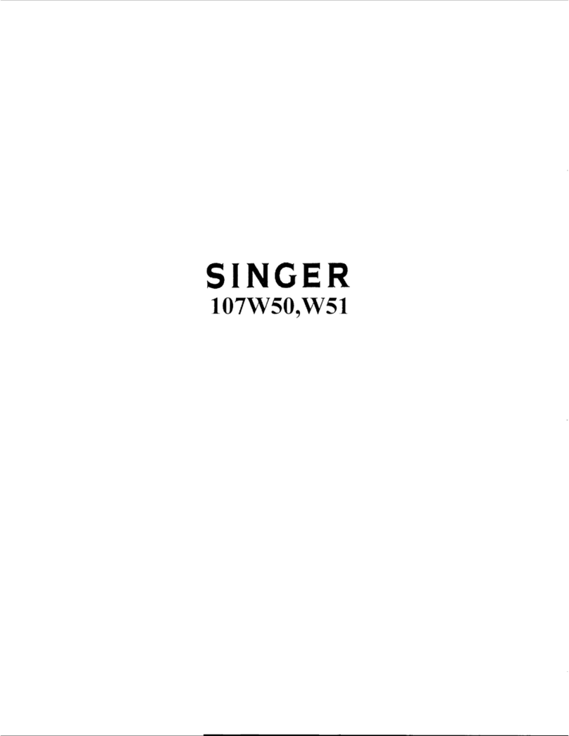 Singer 107W50 Instructions for using and adjusting