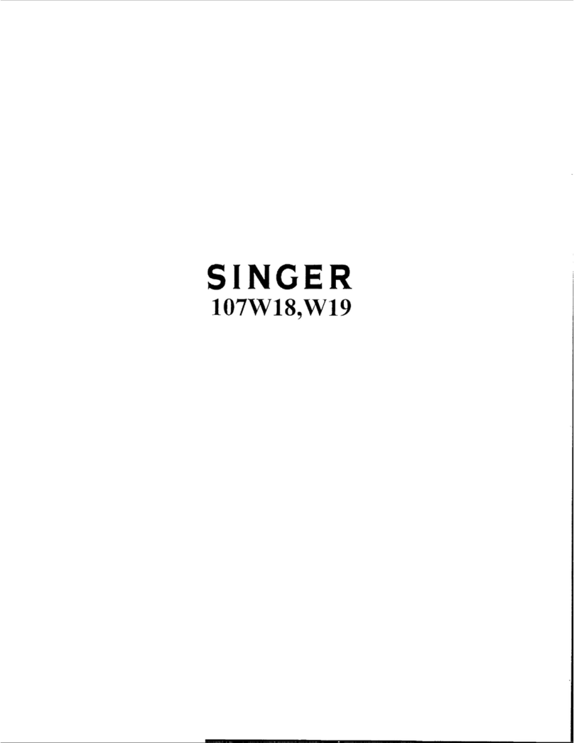 Singer 107W18 Instructions for using and adjusting