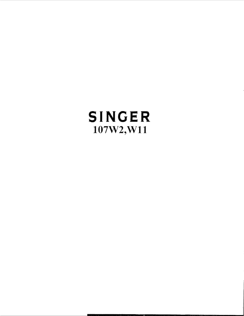 Singer 107W11 Instructions for using