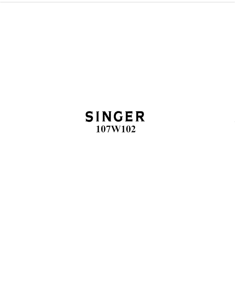 Singer 107W102 Instructions for using and adjusting