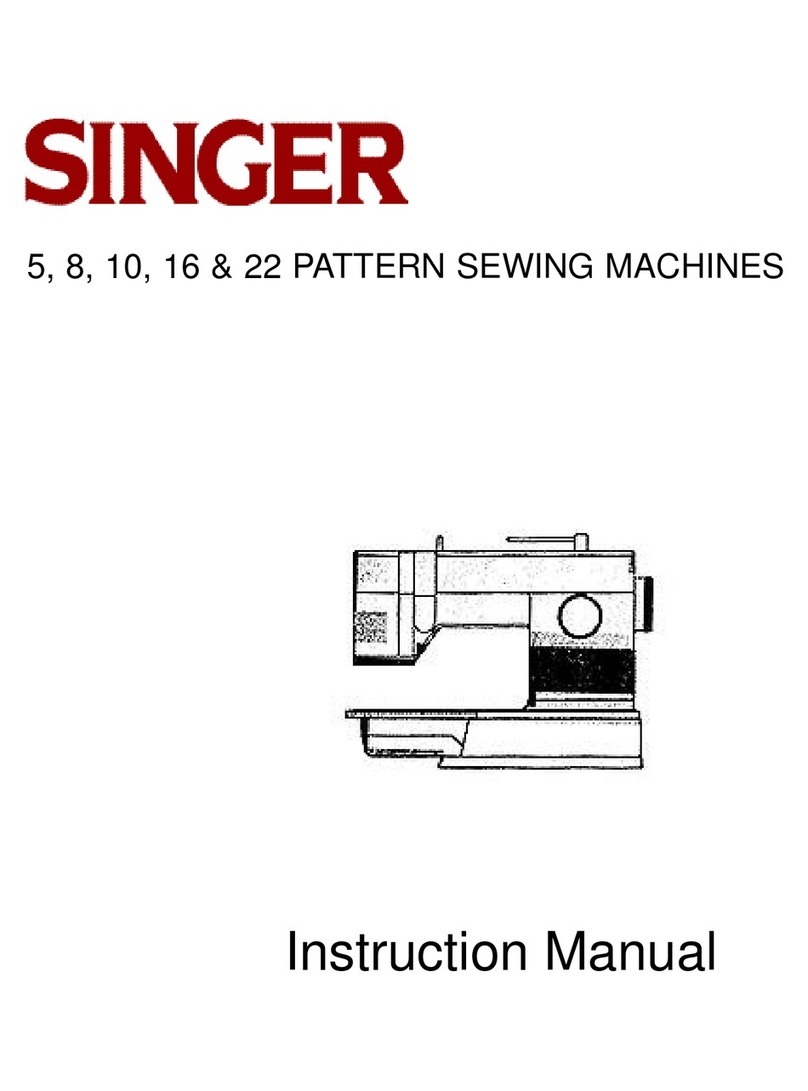 Singer 10 PATTERN SEWING MACHINES instruction manual