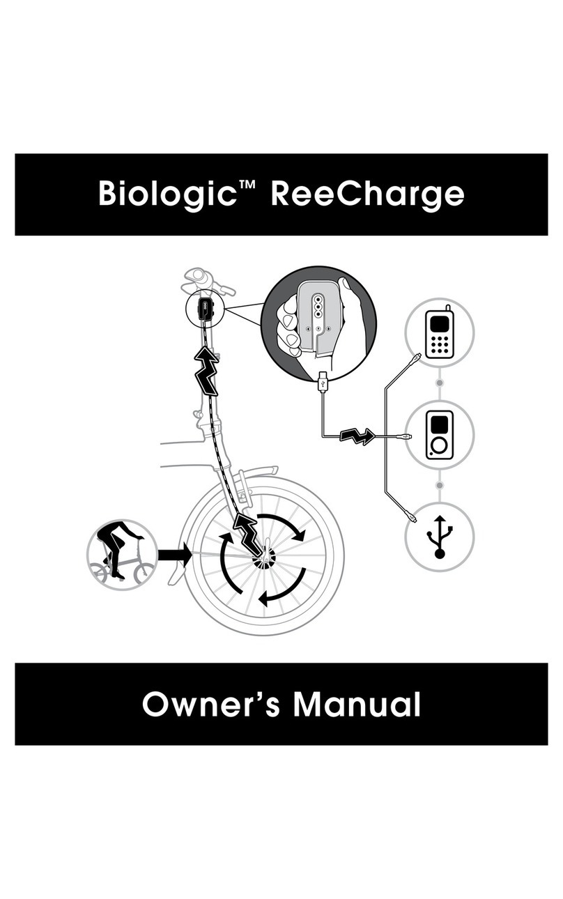 DAHON BIOLOGIC REECHARGE - 2010 owner's manual DAHON BIOLOGIC REECHARGE - 2010 owner's manual