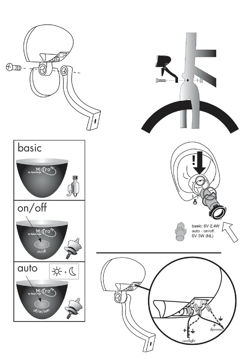 spanninga MICRO FT LIGHT - SCHEMA User manual