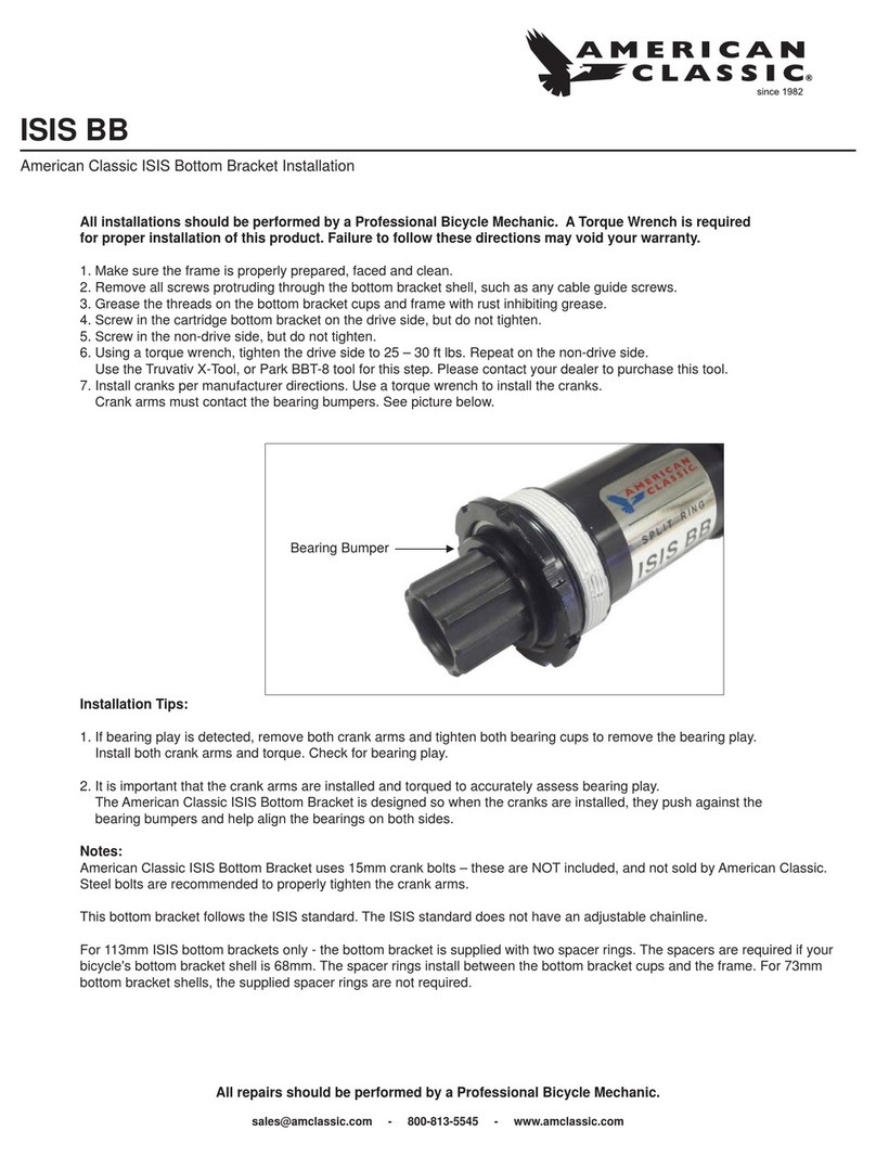 American Classic ISIS BB User manual