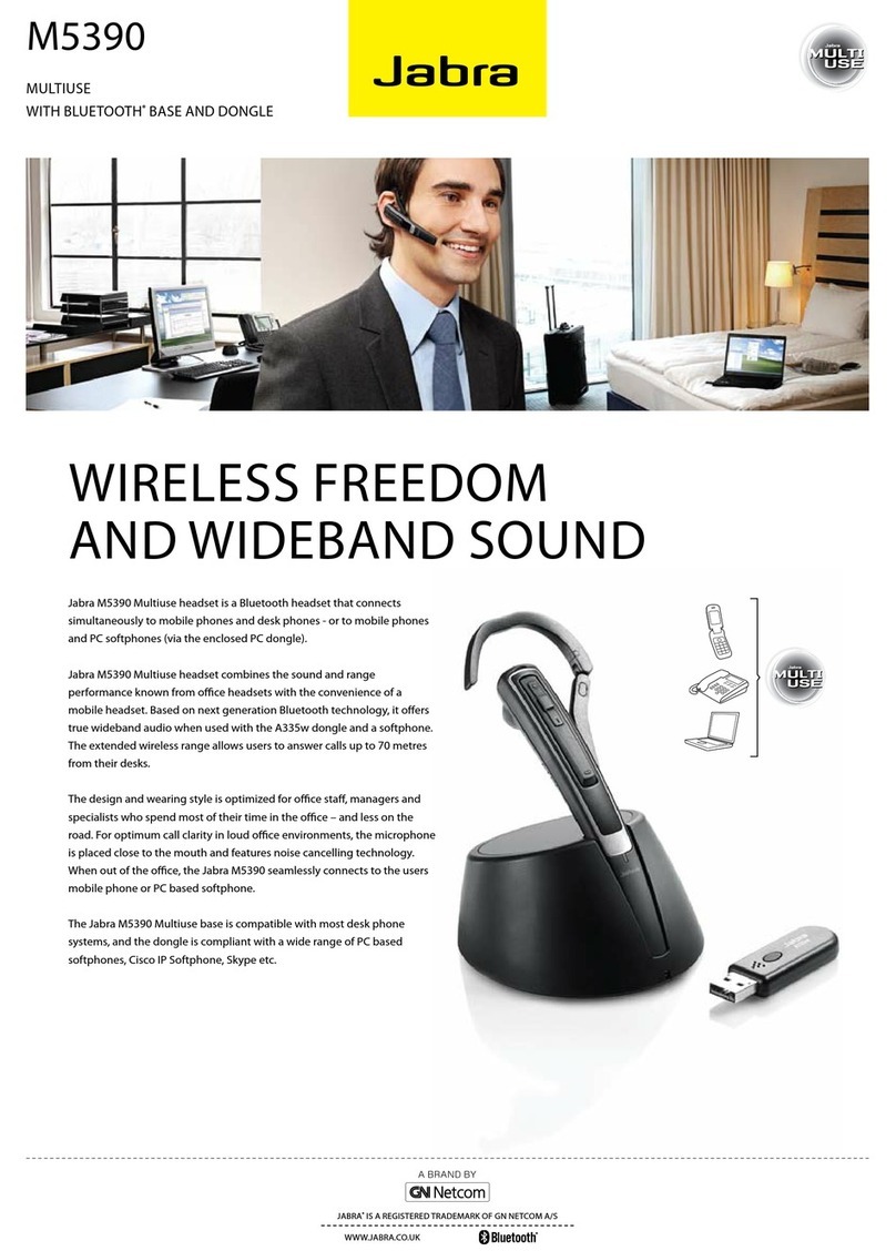 Jabra M5390 Specifications