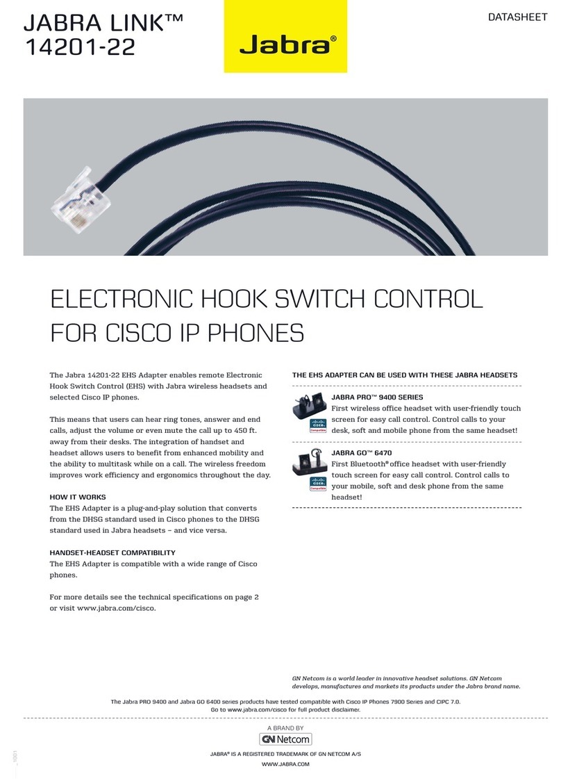 Jabra LINK 14201-22 User manual