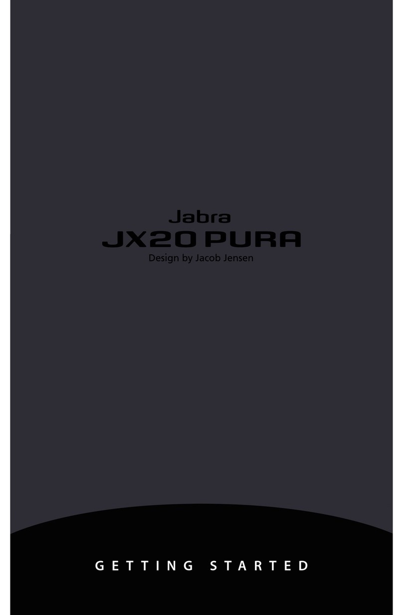 Jabra JX20 - Pura - Headset User manual