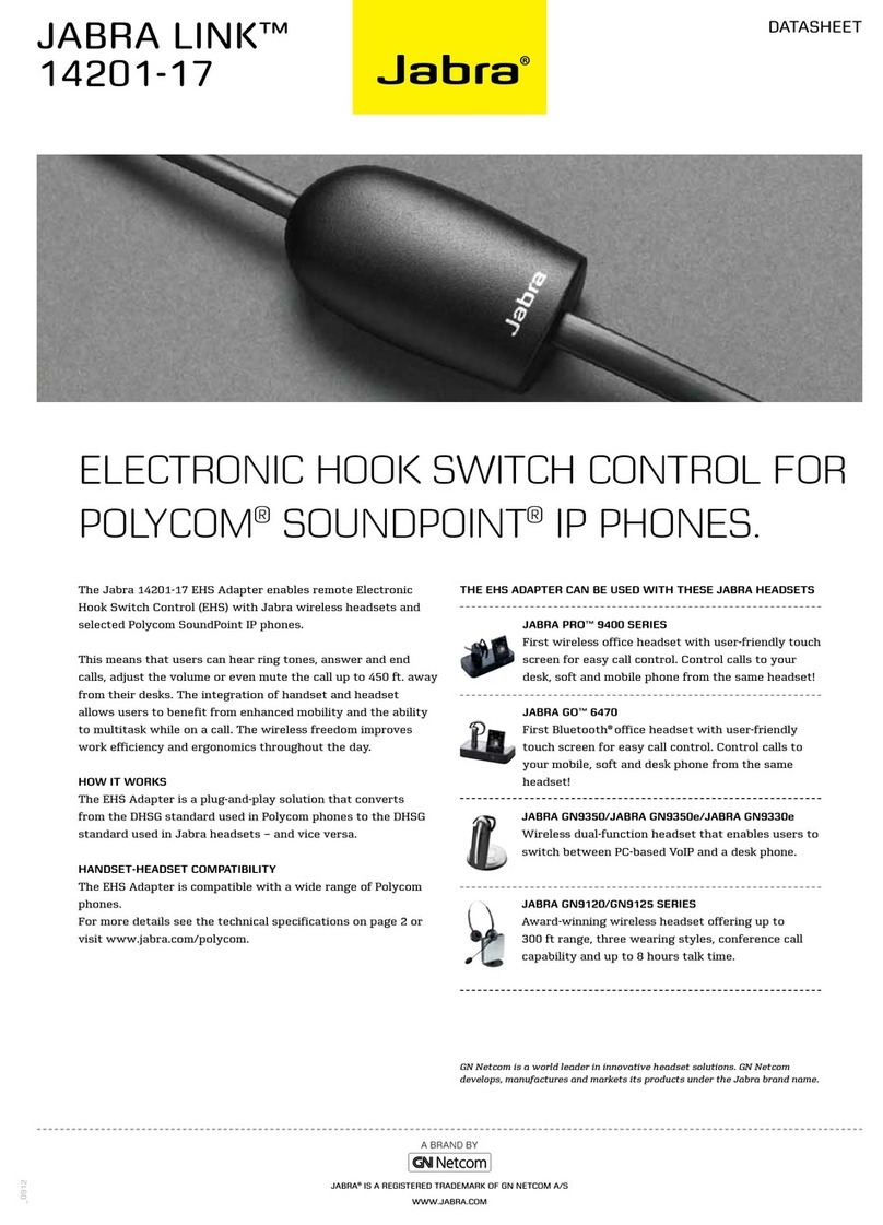 Jabra LINK 14201-17 - datasheet
