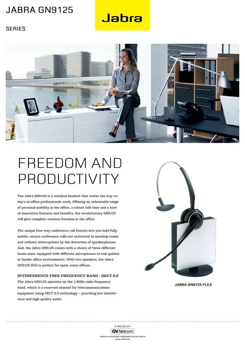 Jabra GN9125 Flex User manual