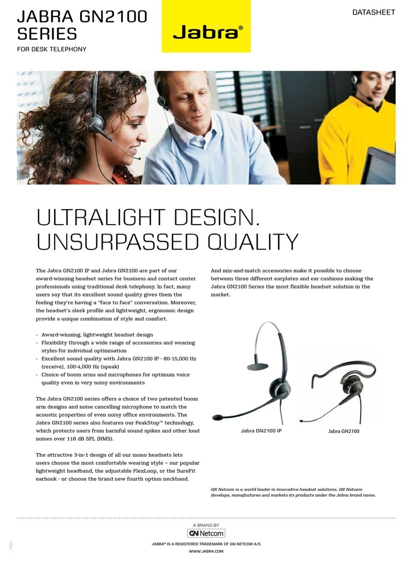 Jabra GN2100 datasheet
