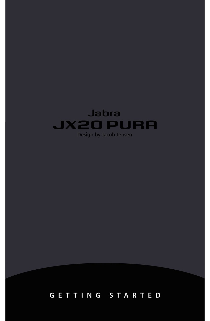 Jabra JX20 PPURA manual