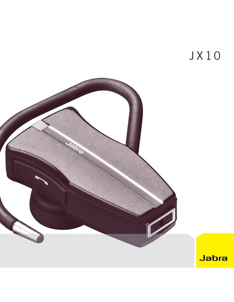 Jabra JX10 - MANUAL 2 Owner's manual
