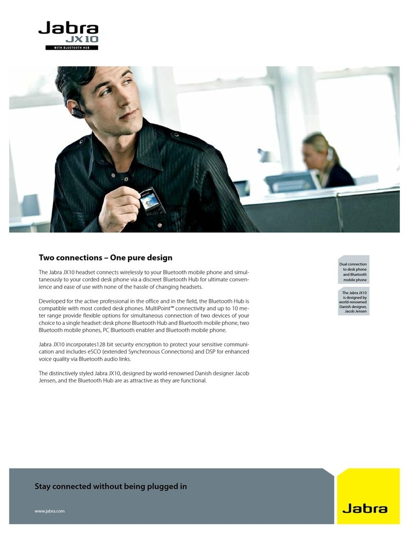 Jabra JX10 - MANUAL 2 Owner's manual