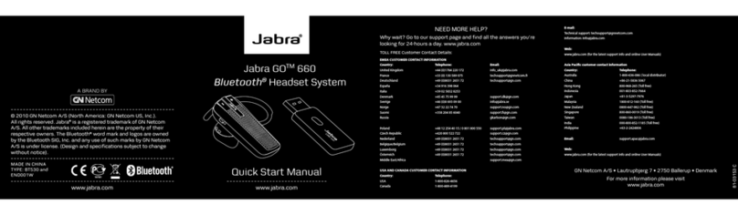 Jabra GO 660 Instruction manual