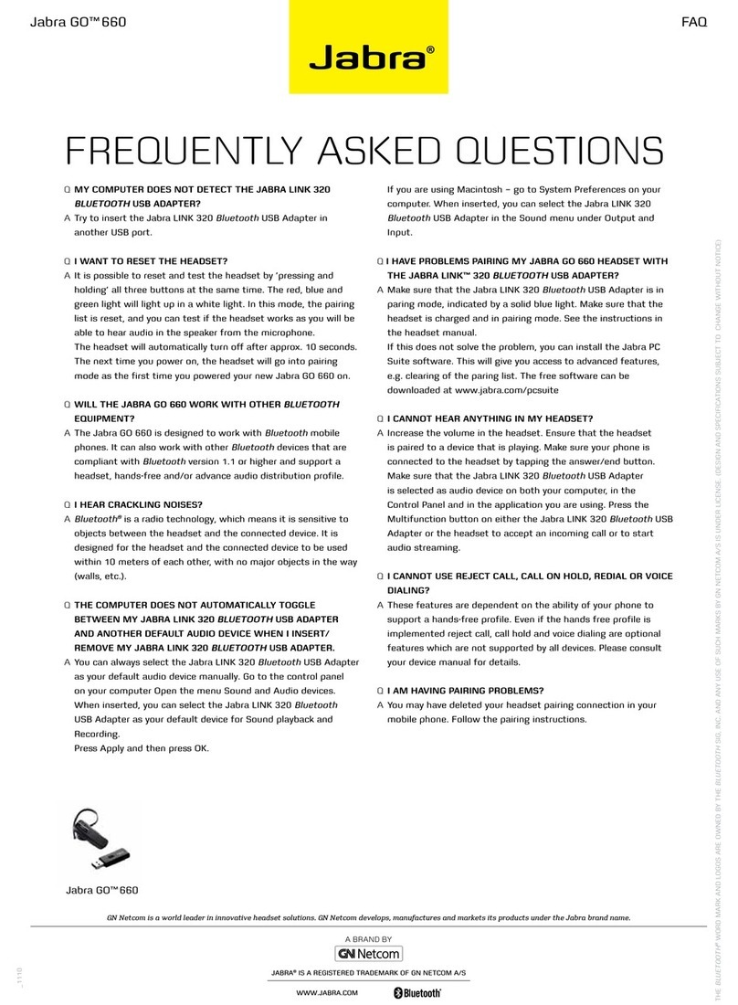 Jabra GO 660 Instruction Manual